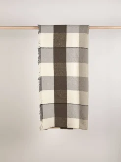 L&M Home Alby Chocolate Australian Wool Blanket Store