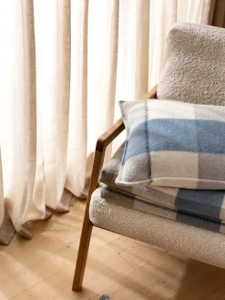 L&M Home Alby Periwinkle Australian Wool Blanket Cheap