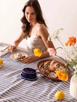 L&M Home Algarve Ocean Table Cloth Hot