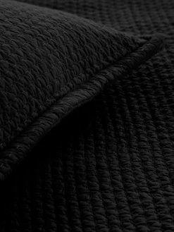 L&M Home Aspen Black Pure Cotton Bed Runner Best