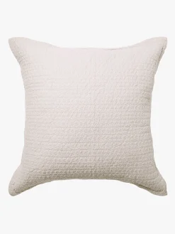 L&M Home Aspen Oatmeal Pure Cotton Quilted Pillowcases Fashion