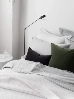 L&M Home Aspen White Pure Cotton Quilted Pillowcases Best