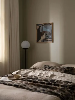 L&M Home Avenue Oatmeal Linen & Cotton Pleated Pillowcases Outlet