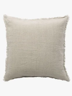 L&M Home Burton Oatmeal Heavy Linen Cushion Best