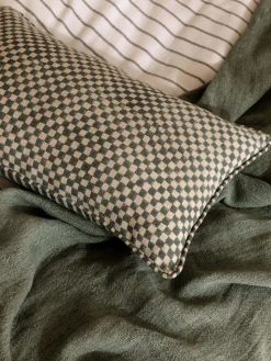 L&M Home Burton Seagrass Heavy Linen Throw Sale