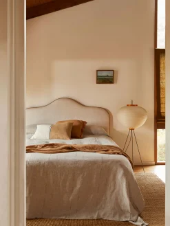 L&M Home Burton Toffee Tailored Heavy Linen Cushion Fashion