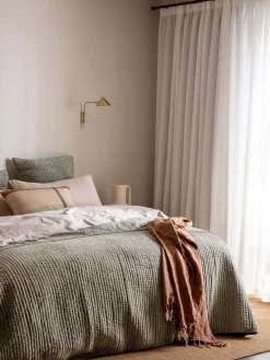 L&M Home Cino Fern Cotton Velvet Pillowcases Discount