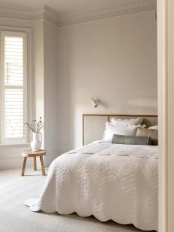 L&M Home Coco Pure Cotton Quilted Pillowcases Discount