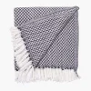L&M Home Copenhagen Navy Pure Cashmere Throw Shop