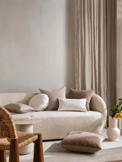 L&M Home Etro Almond Velvet Cushion Best