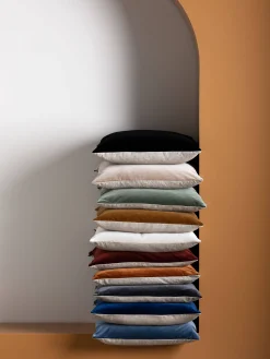 L&M Home Etro Black Velvet Cushion Sale