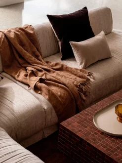 L&M Home Etro Cacao Mini Velvet Cushion Discount