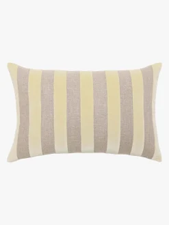 L&M Home Etro Limone Stripe Velvet Cushion Cheap