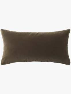 L&M Home Etro Olive Lumbar Velvet Cushion Sale