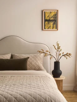 L&M Home Etro Olive Lumbar Velvet Cushion Sale