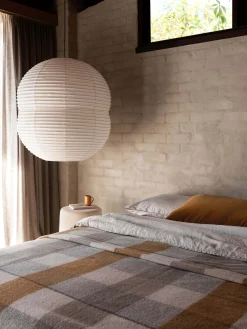 L&M Home Etro Toffee Lumbar Velvet Cushion Discount