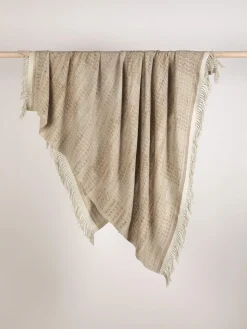 L&M Home Everley Wool & Silk Throw Hot