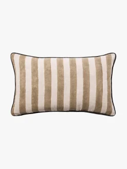 L&M Home Genoa Black Reversible Linen Cushion Fashion