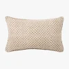 L&M Home Gia Mocha Reversible Linen Cushion Best Sale