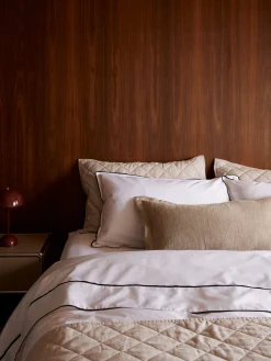 L&M Home Grosgrain Black Egyptian Cotton Sheet Set Cheap