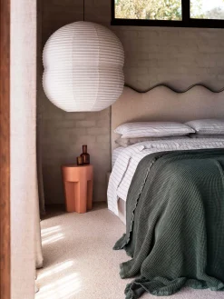 L&M Home Loft Tan Linen & Cotton Sheet Set Hot