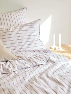 L&M Home Loft Tan Linen & Cotton Sheet Set Hot