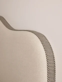 L&M Home Marion Natural/Black Bedhead Shop