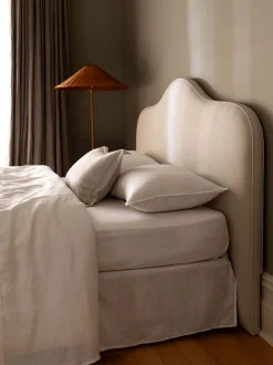 L&M Home Marion Natural/Chalk Bedhead Cheap