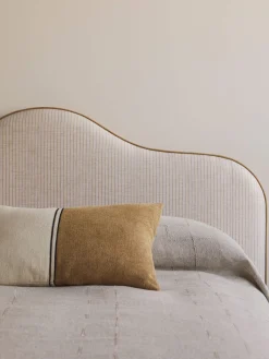 L&M Home Marion Natural/Toffee Bedhead Flash Sale