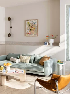 L&M Home Mona Chalk Curve Planter Store