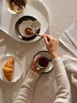 L&M Home Mona Chalk Grand Tray Fashion