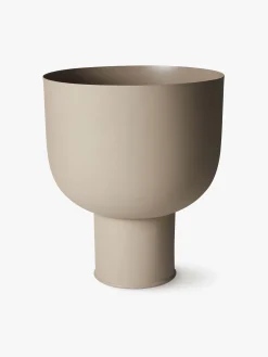 L&M Home Mona Latte Curve Planter Shop