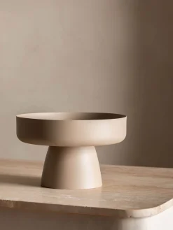 L&M Home Mona Latte Pedestal Best Sale