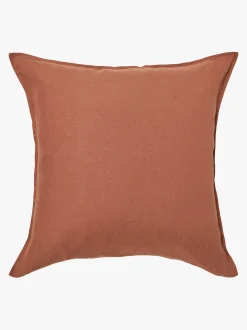 L&M Home Mondo Cinnamon Organic French Linen Pillowcases Flash Sale