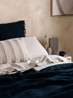 L&M Home Mondo Oatmeal Organic French Linen Duvet Cover Set Shop