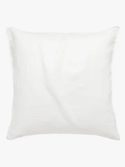 L&M Home Mondo White Organic French Linen Pillowcases Store