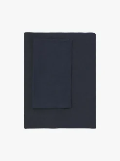 L&M Home Moss Navy French Linen Table Cloth Best Sale