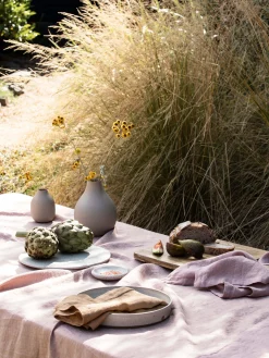 L&M Home Moss Rose French Linen Table Cloth Sale