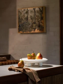 L&M Home Moss Toffee French Linen Napkin Set Best