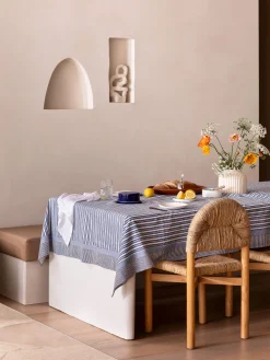 L&M Home Moss White French Linen Napkin Set Sale