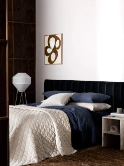 L&M Home Nordic Navy Portuguese Cotton Pillowcases Best