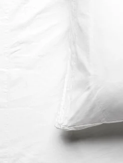 L&M Home Nordic White Portuguese Cotton Sheet Set Store