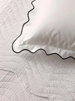 L&M Home Parisian Noir Egyptian Cotton Pillowcases Outlet