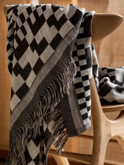 L&M Home Pierre Wool & Silk Throw Discount