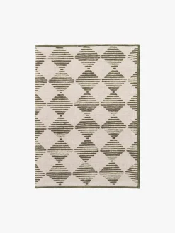L&M Home Quinn Olive Table Runner New
