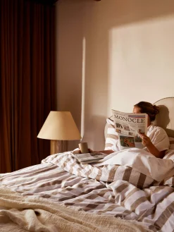 L&M Home Rue Cafe Linen & Cotton Duvet Cover Set Sale