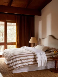 L&M Home Rue Cafe Linen & Cotton Duvet Cover Set Sale