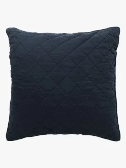 L&M Home Soho Navy Linen & Cotton Quilted Pillowcases Online