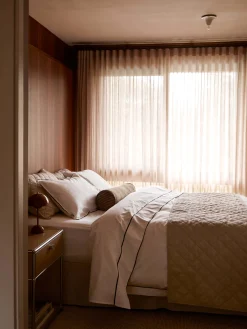 L&M Home Soho Oatmeal Linen & Cotton Bed Runner Discount