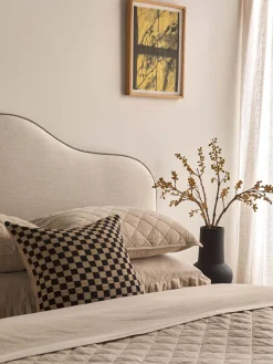 L&M Home Soho Oatmeal Linen & Cotton Quilt Online